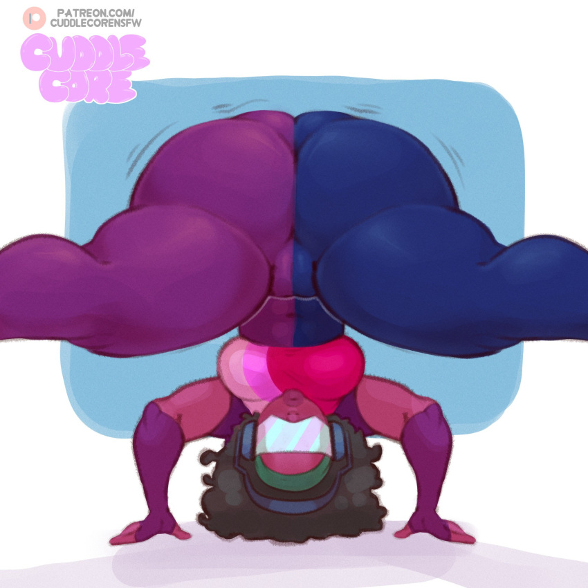 1garota bunda big_ass seios cuddlecore dat_ass female_only fusion garnet_(steven_universe) gem_(species) gem_fusion hair handstand multicolored_body pose solo_female solo_focus spin_kick split square_head steven_universe espessura_bunda grossa_coxas roupas apertadas vistas_de_atrás voluptuosa voluptuosa_feminina